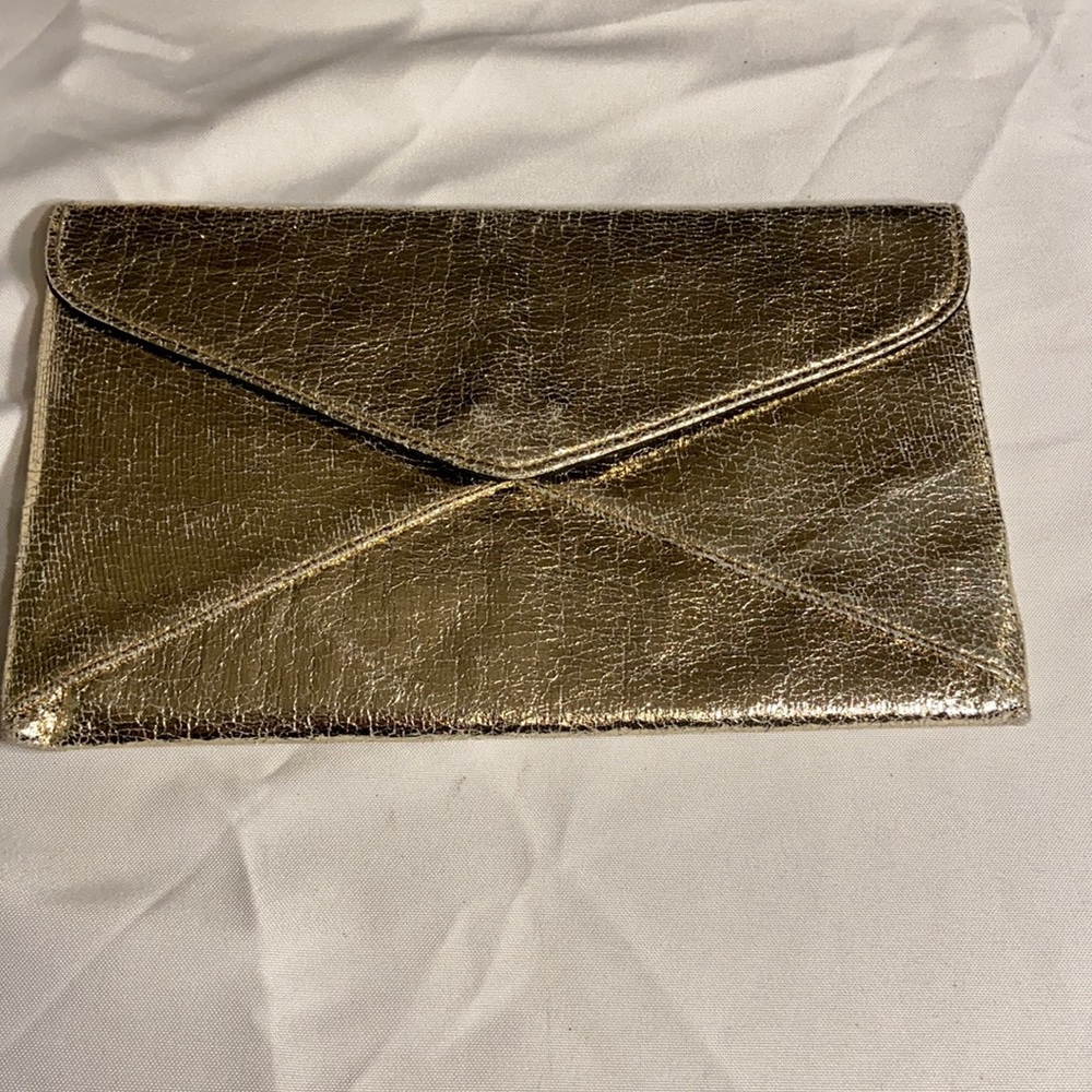 Expressions New York City gold clutch